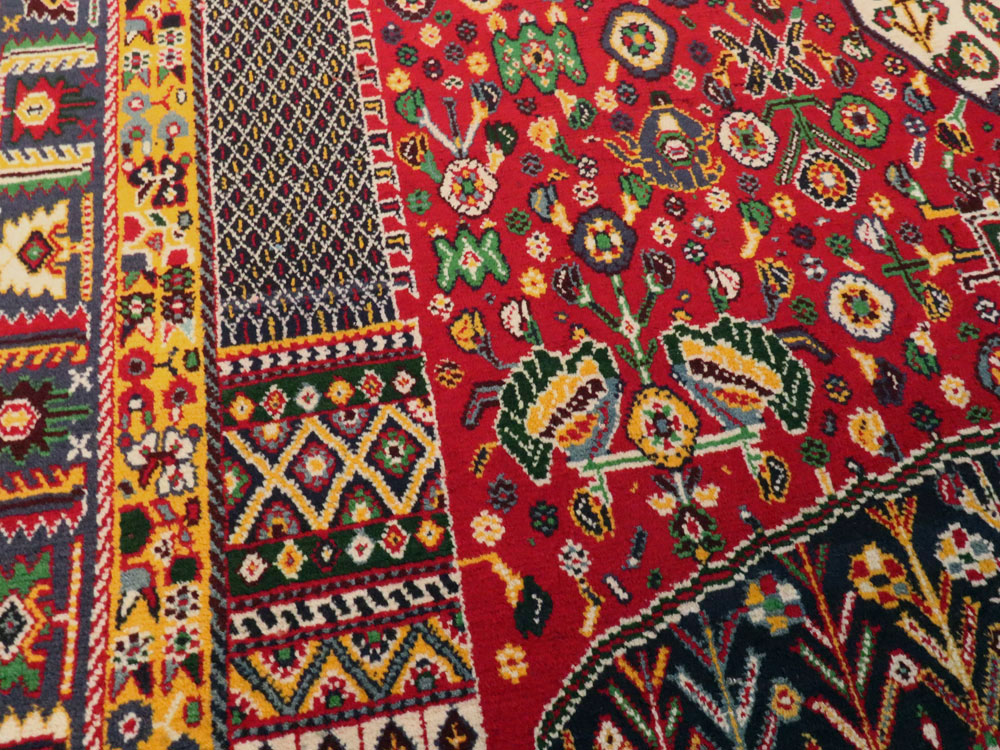 Vintage Persian Shiraz Rug, No.26023 - Gsblank