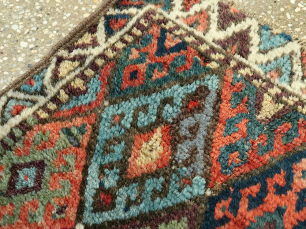 Antique Persian Jaff Kurd Throw Rug, No.26030 - Gsblank