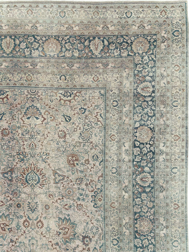 Antique Persian Mashad Oversize Carpet, No.26040 - Gsblank