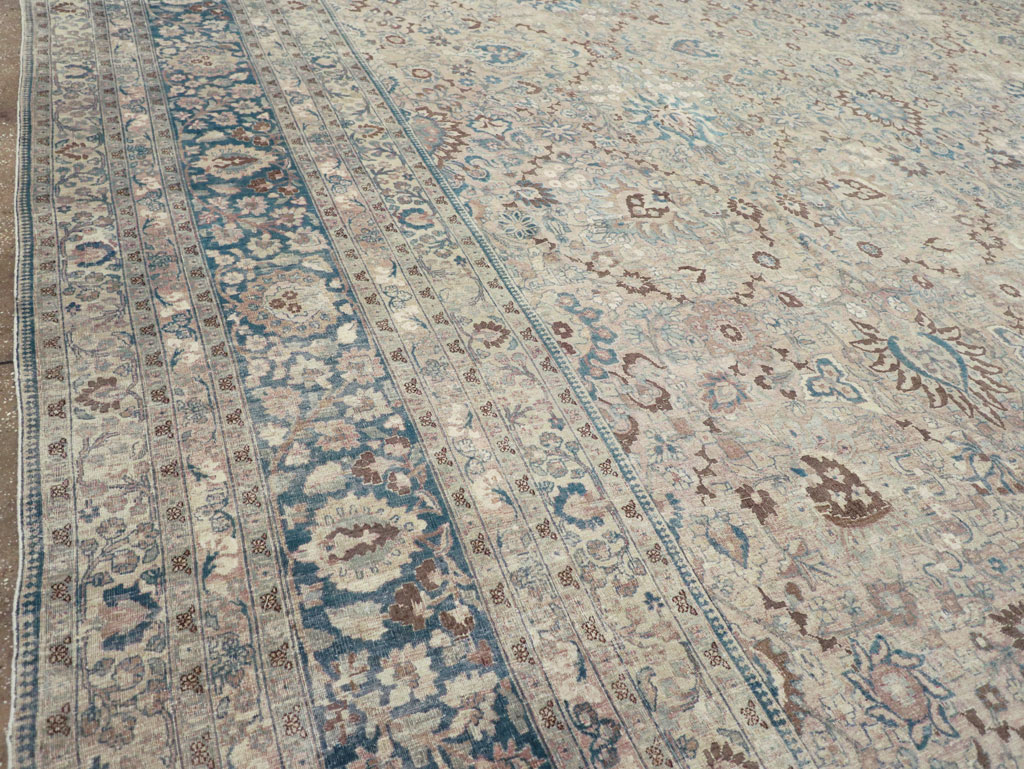 Antique Persian Mashad Oversize Carpet, No.26040 - Gsblank