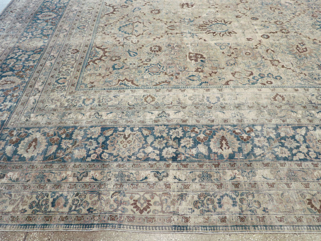 Antique Persian Mashad Oversize Carpet, No.26040 - Gsblank