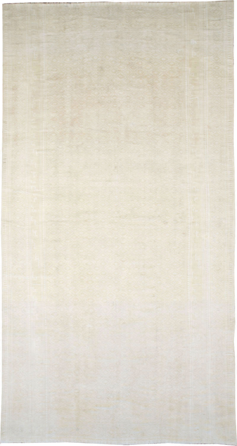 Vintage Persian Cotton Flatweave Kilim Long and Narrow Carpet, No.26041 - Gsblank