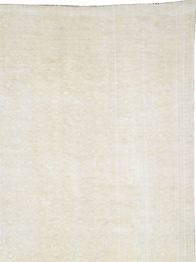 Vintage Persian Cotton Flatweave Kilim Long and Narrow Carpet, No.26041 - Gsblank