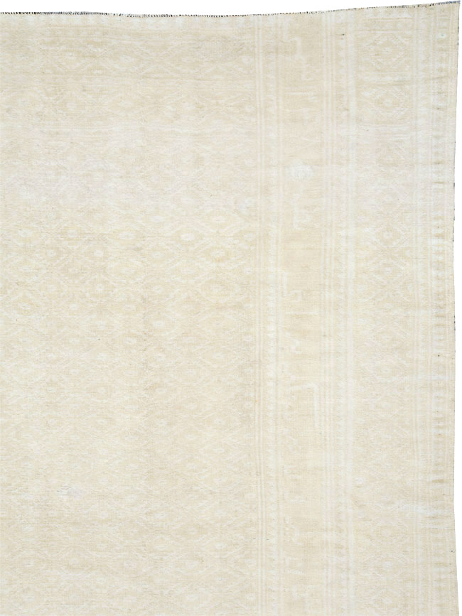 Vintage Persian Cotton Flatweave Kilim Long and Narrow Carpet, No.26041 - Gsblank