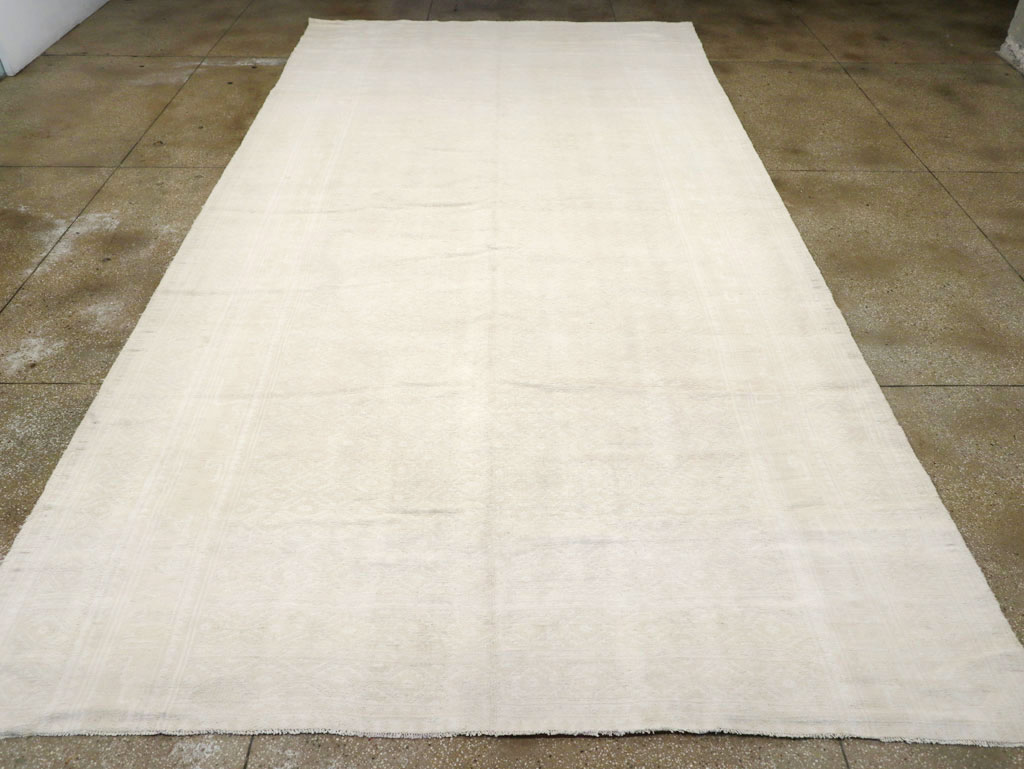 Vintage Persian Cotton Flatweave Kilim Long and Narrow Carpet, No.26041 - Gsblank