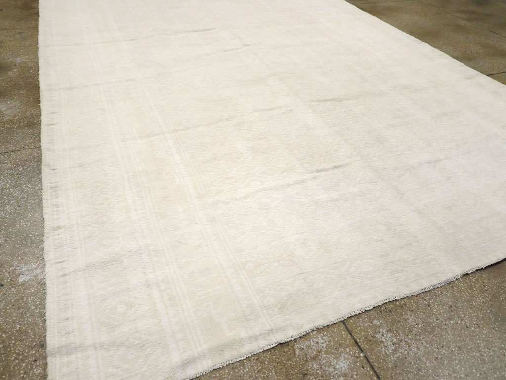 Vintage Persian Cotton Flatweave Kilim Long and Narrow Carpet, No.26041 - Gsblank