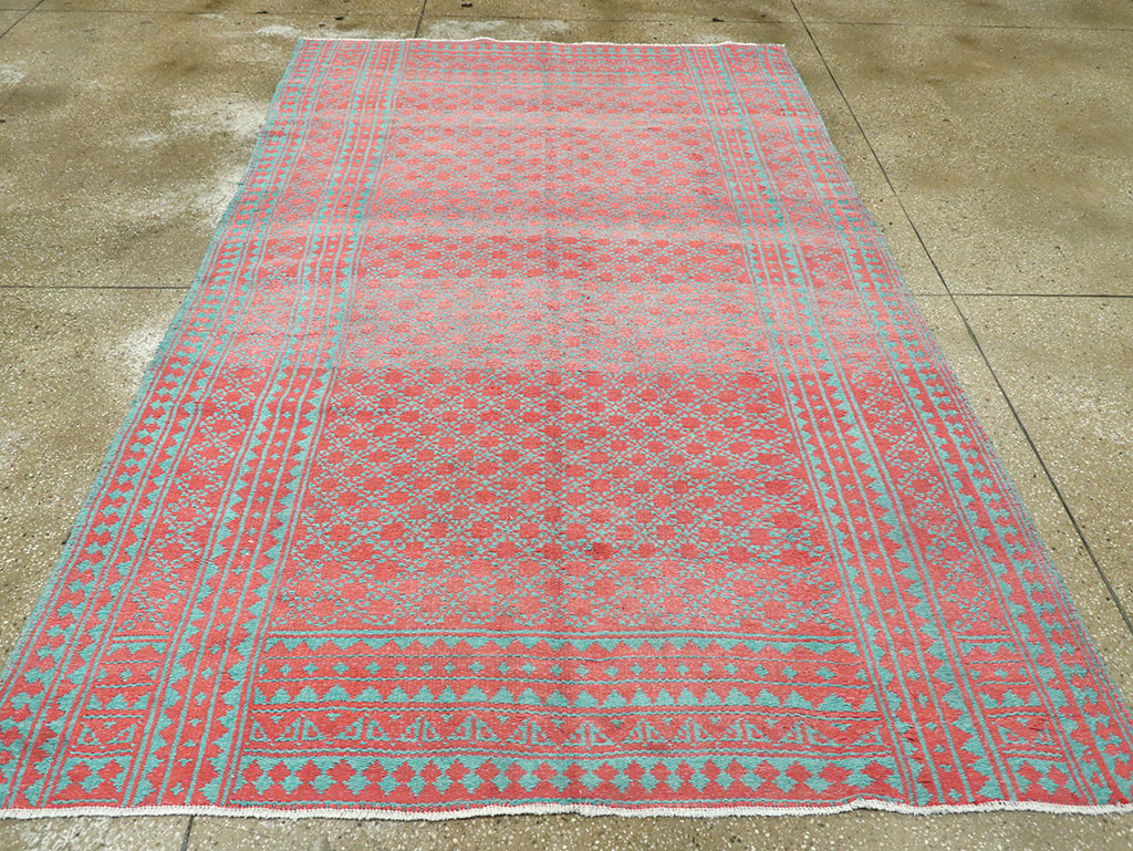 Vintage Persian Reversible Flatweave, No.26043 - Gsblank