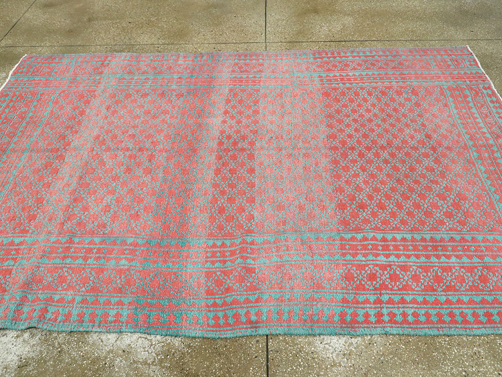 Vintage Persian Reversible Flatweave, No.26043 - Gsblank