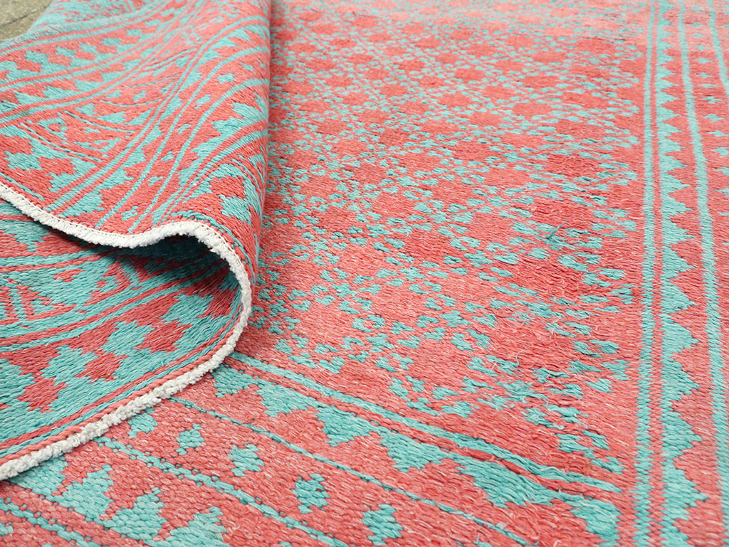 Vintage Persian Reversible Flatweave, No.26043 - Gsblank