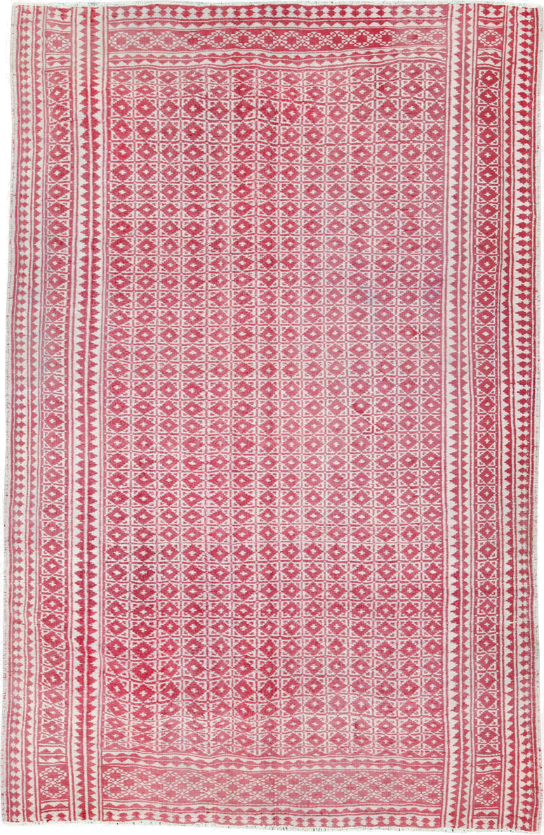 Vintage Persian Flatweave Kilim Accent Rug, No.26044 - Gsblank