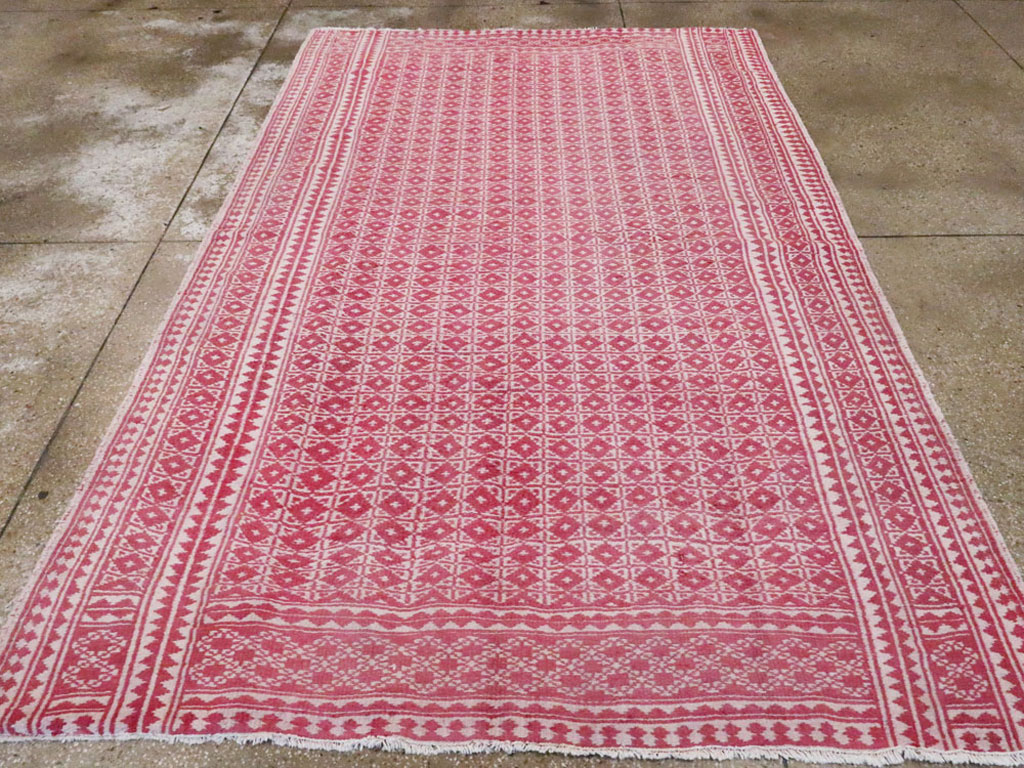 Vintage Persian Flatweave Kilim Accent Rug, No.26044 - Gsblank