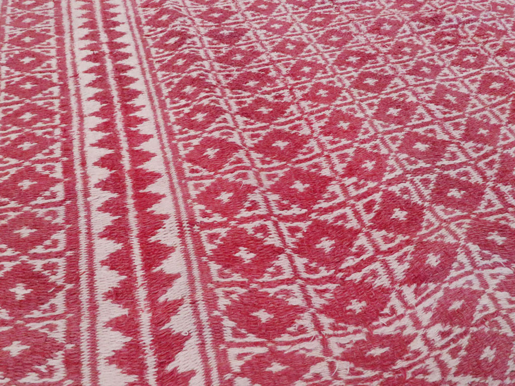 Vintage Persian Flatweave Kilim Accent Rug, No.26044 - Gsblank