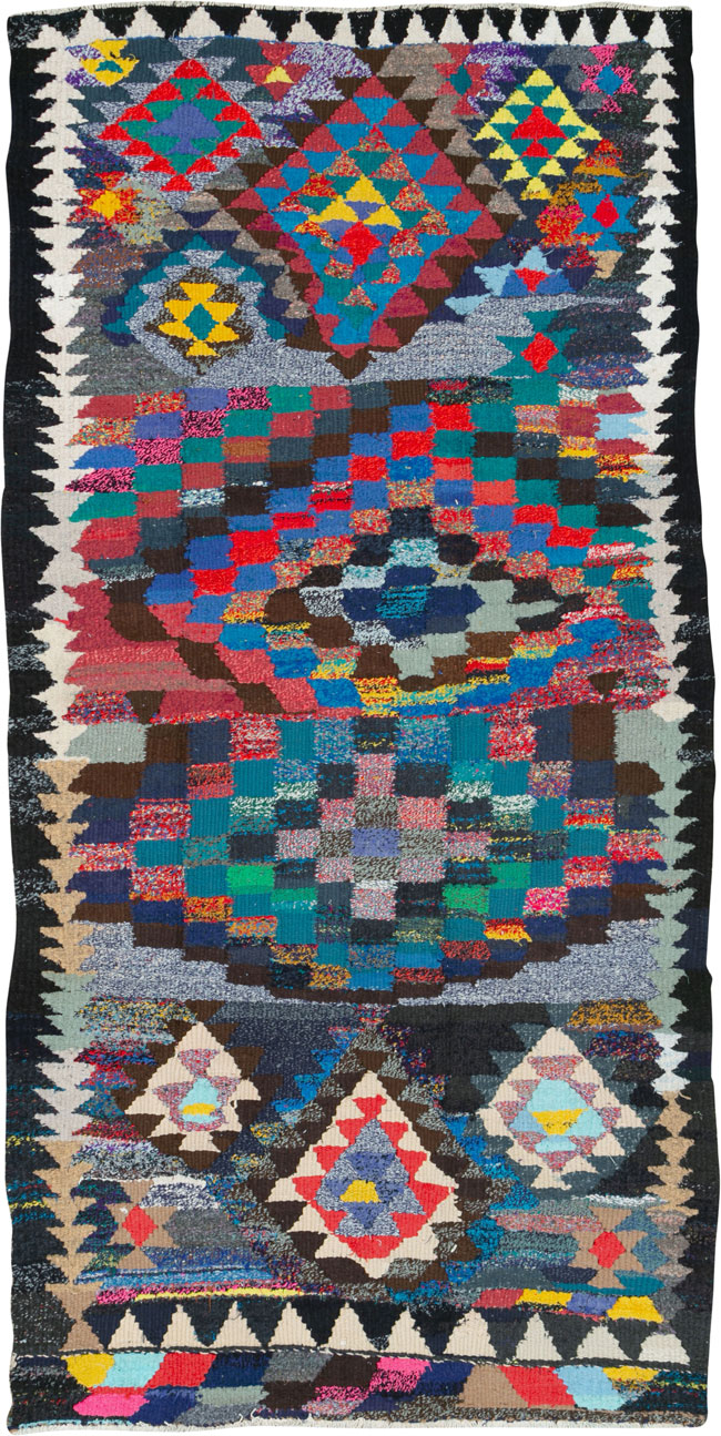 Vintage Persian Flatweave, No.26051 - Gsblank
