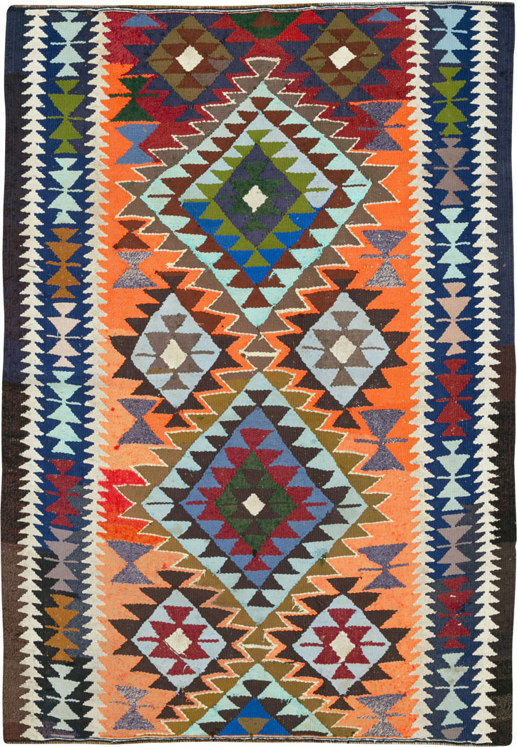 Vintage Persian Flatweave, No.26055 - Gsblank