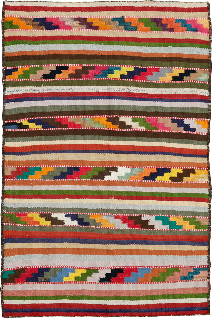 Vintage Persian Flatweave, No.26062 - Gsblank