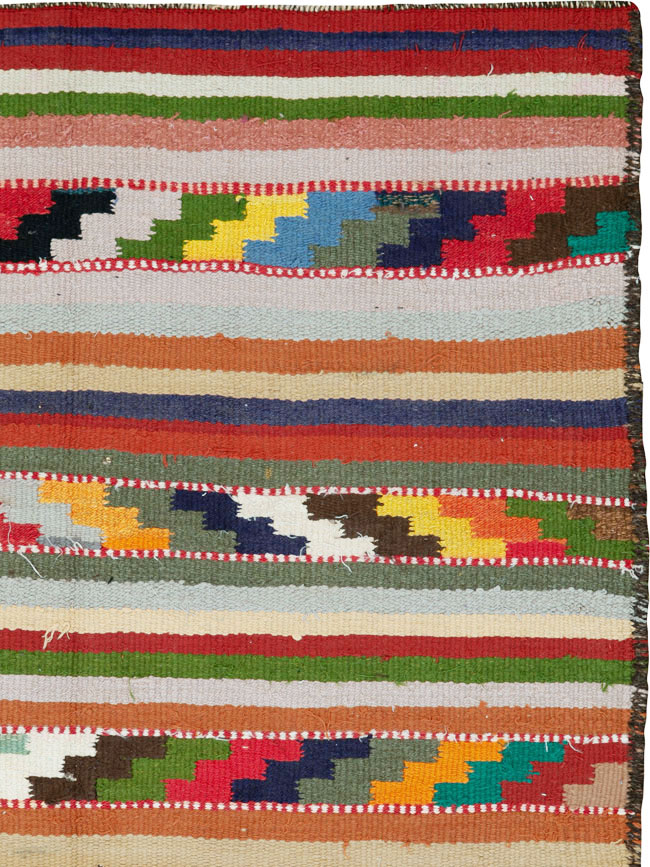 Vintage Persian Flatweave, No.26062 - Gsblank