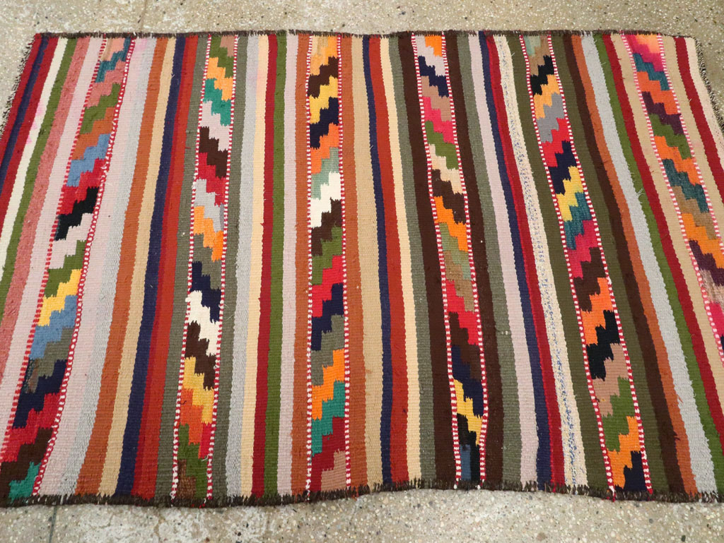 Vintage Persian Flatweave, No.26062 - Gsblank