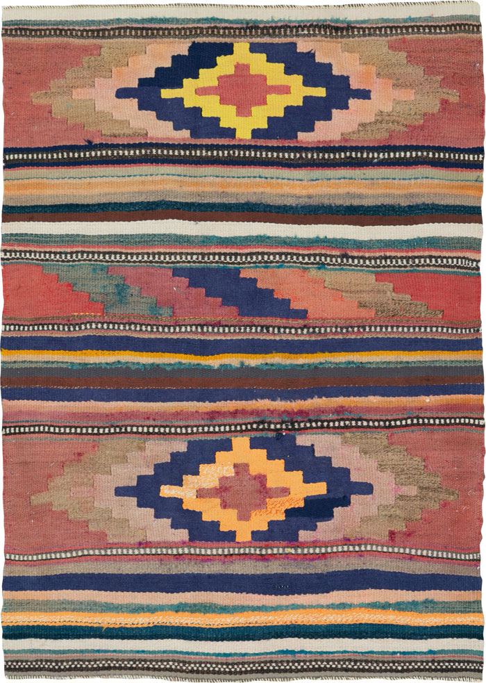Vintage Persian Flatweave, No.26071 - Gsblank
