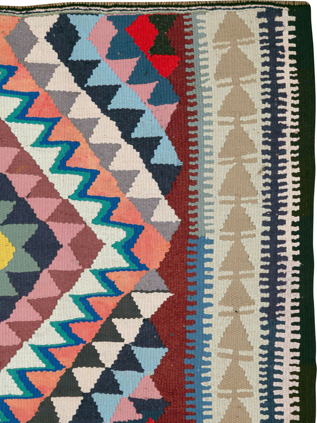 Vintage Persian Flatweave, No.26074 - Gsblank