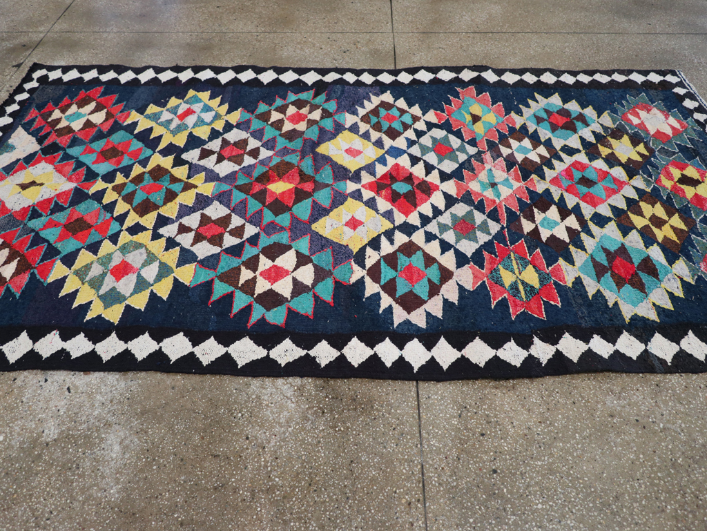 Vintage Persian Flatweave Kilim , No.26075 - Gsblank