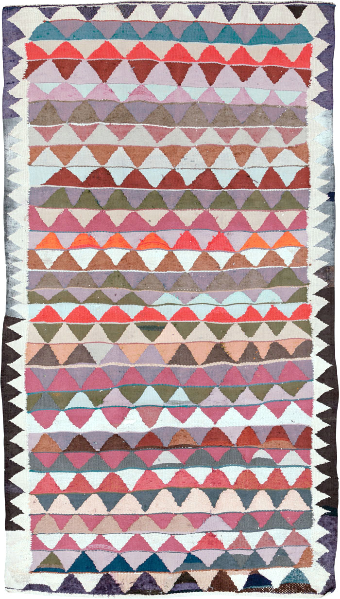 Vintage Persian Flatweave, No.26076 - Gsblank