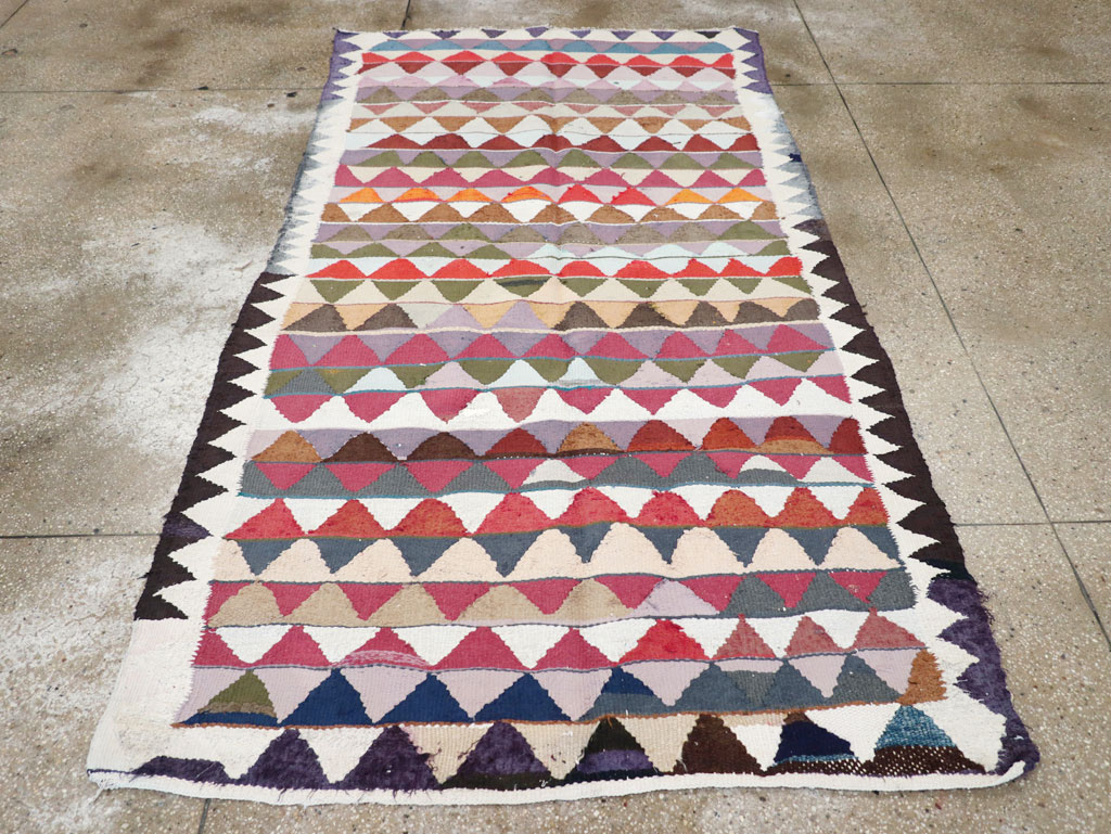Vintage Persian Flatweave, No.26076 - Gsblank