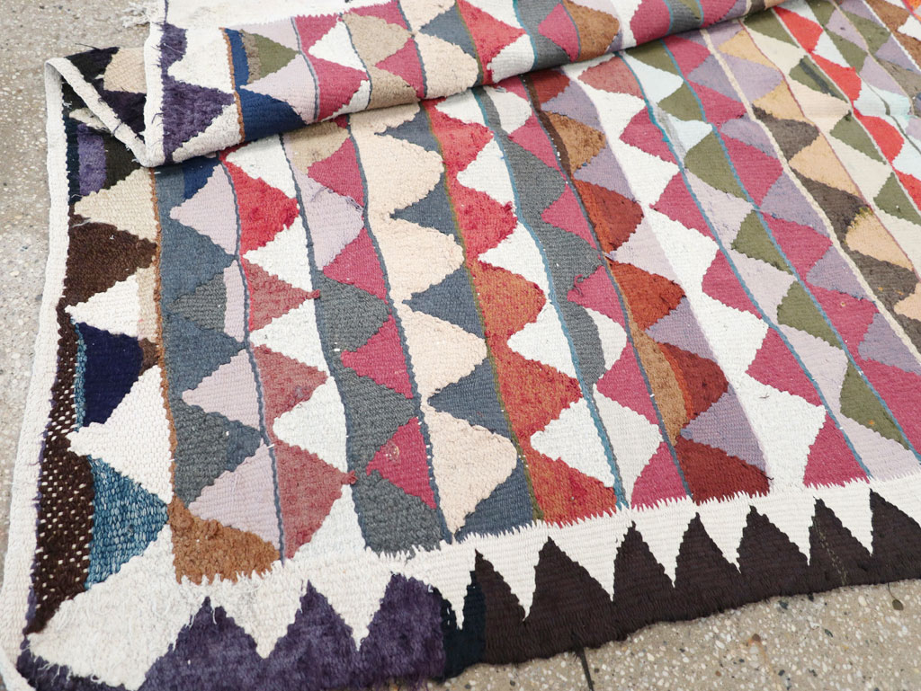 Vintage Persian Flatweave, No.26076 - Gsblank