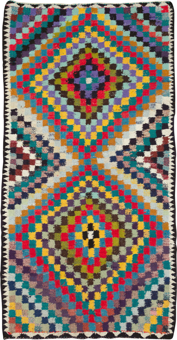 Vintage Persian Flatweave, No.26085 - Gsblank