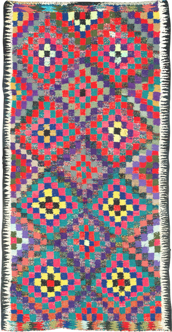 Vintage Persian Flatweave Kilim, No.26087 - Gsblank