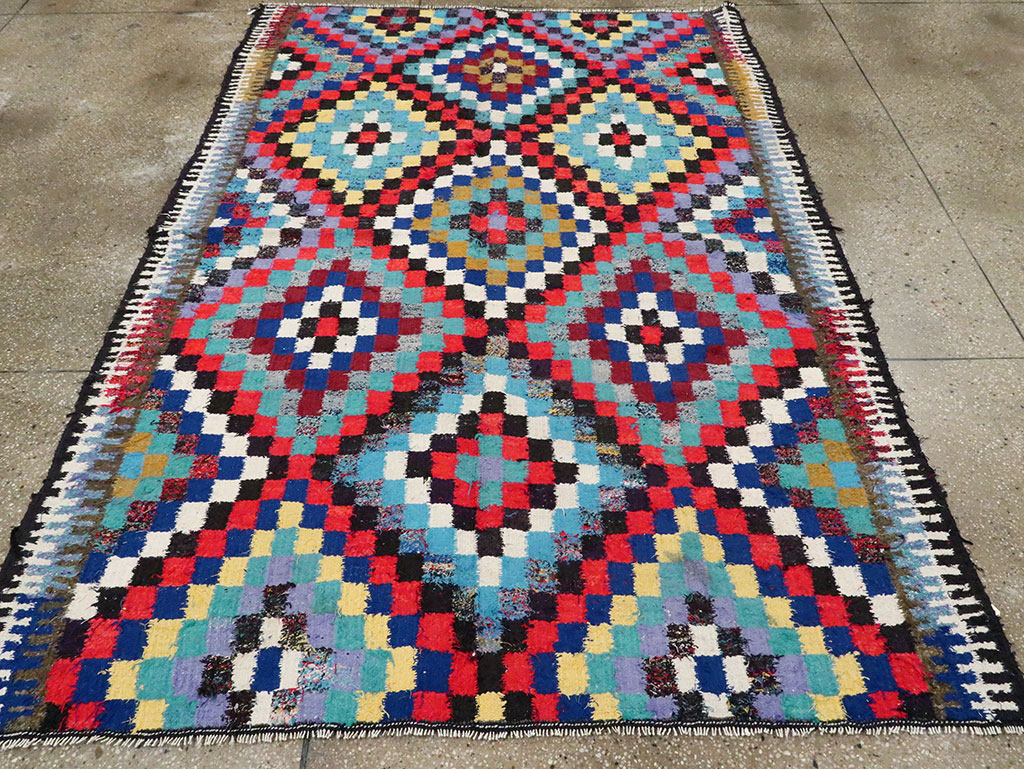 Vintage Persian Flatweave Kilim, No.26092 - Gsblank