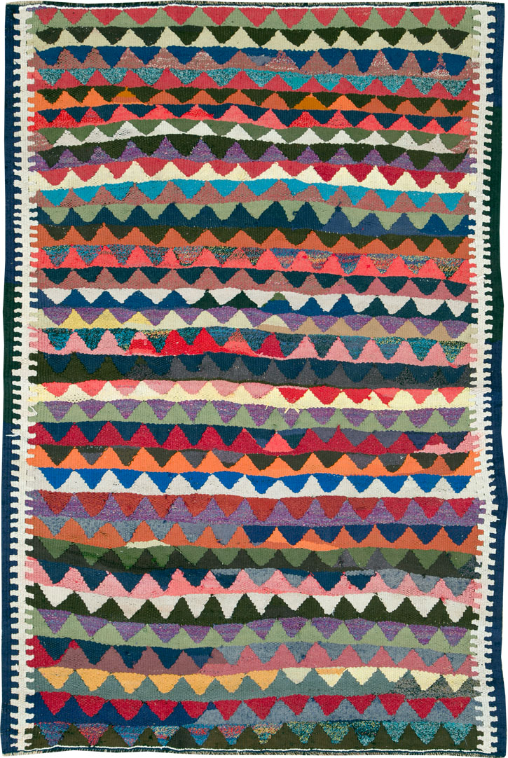 Vintage Persian Flatweave, No.26093 - Gsblank