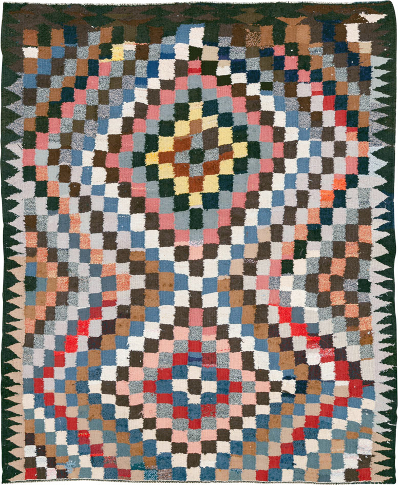 Vintage Persian Flatweave, No.26094 - Gsblank