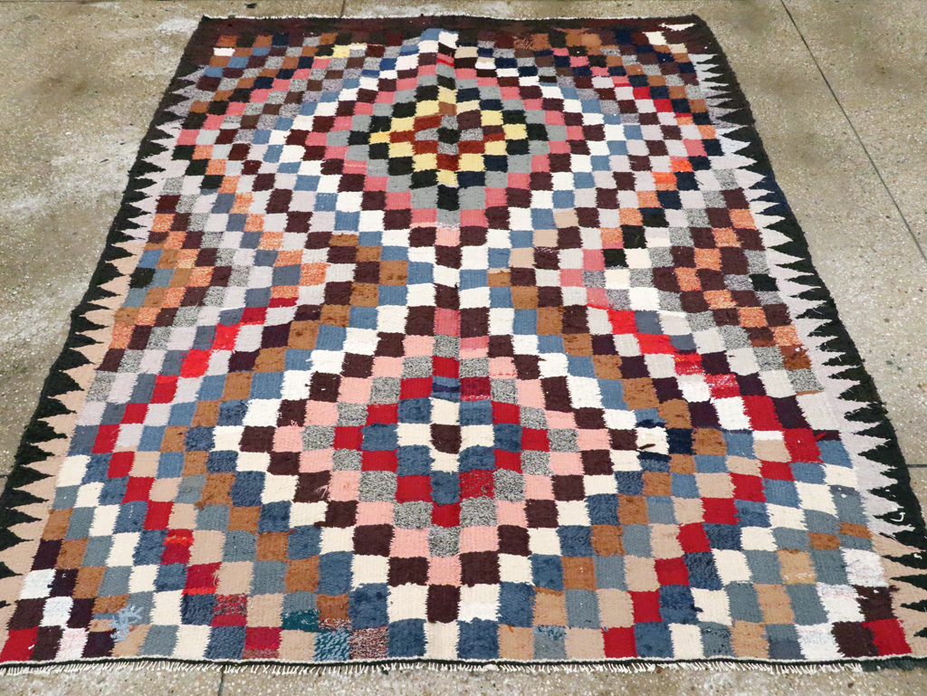 Vintage Persian Flatweave, No.26094 - Gsblank