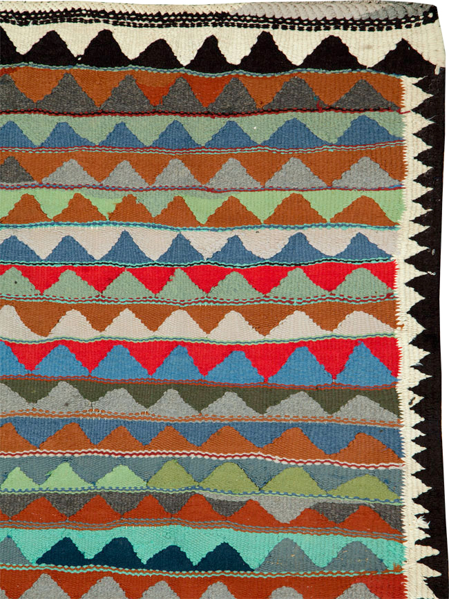 Vintage Persian Flatweave, No.26099 - Gsblank