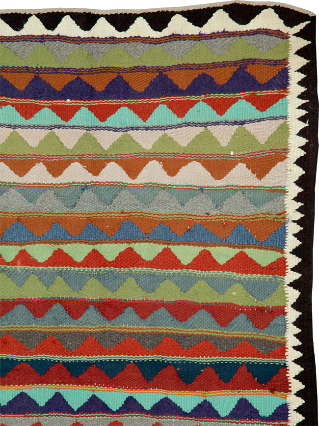Vintage Persian Flatweave, No.26099 - Gsblank