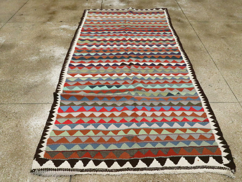 Vintage Persian Flatweave, No.26099 - Gsblank