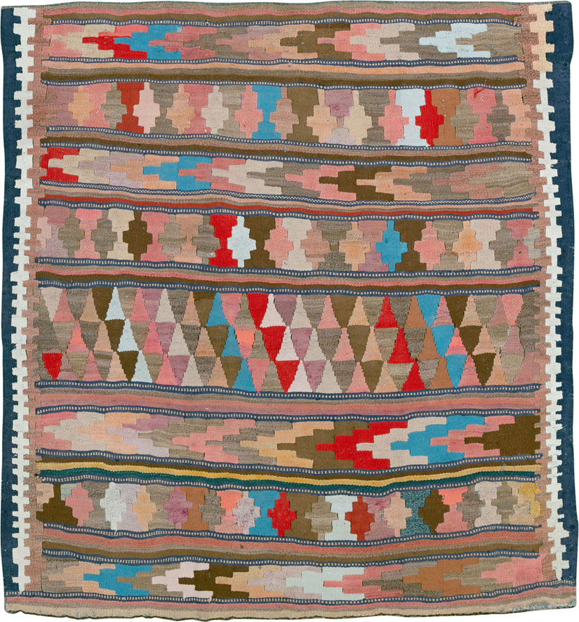 Vintage Persian Flatweave, No.26101 - Gsblank