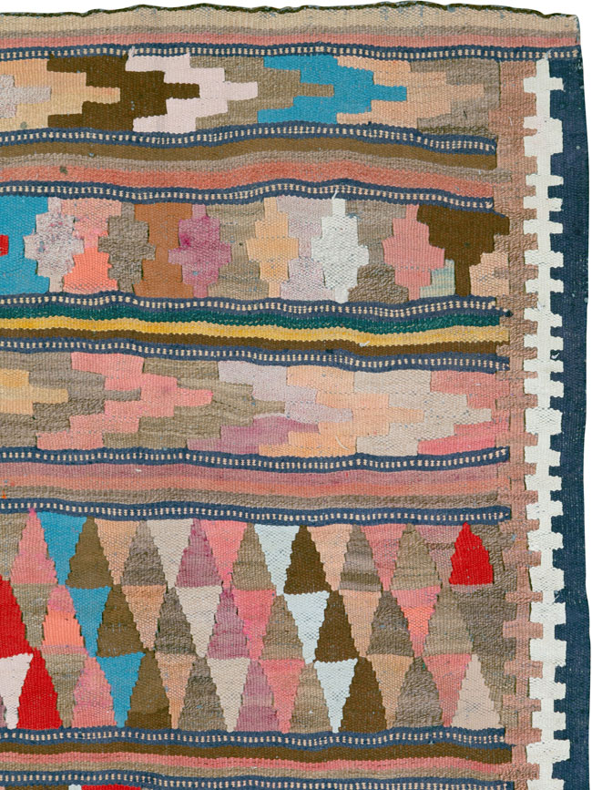 Vintage Persian Flatweave, No.26101 - Gsblank