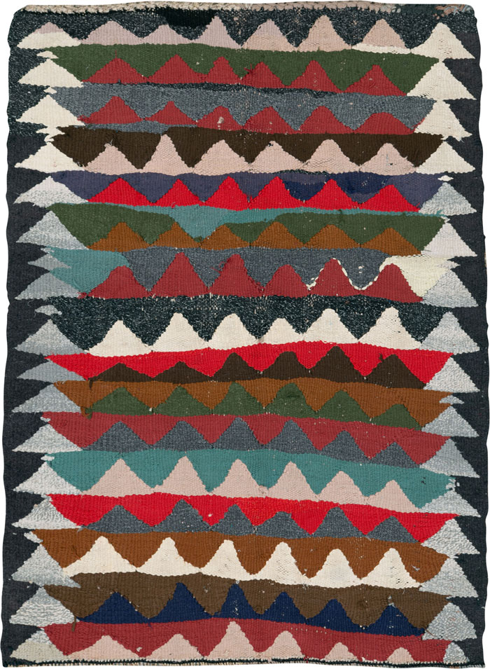 Vintage Persian Flatweave, No.26102 - Gsblank