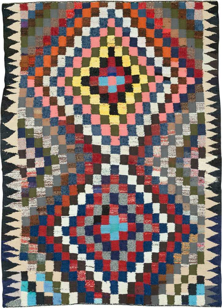 Vintage Persian Flatweave, No.26105 - Gsblank