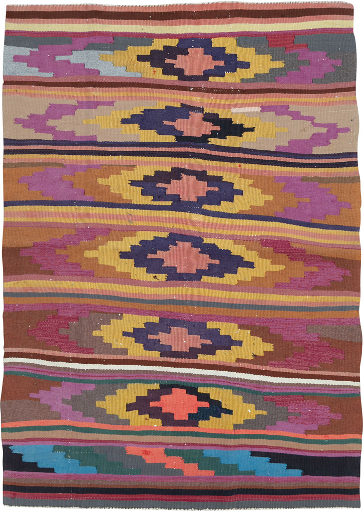 Vintage Persian Flatweave, No.26107 - Gsblank