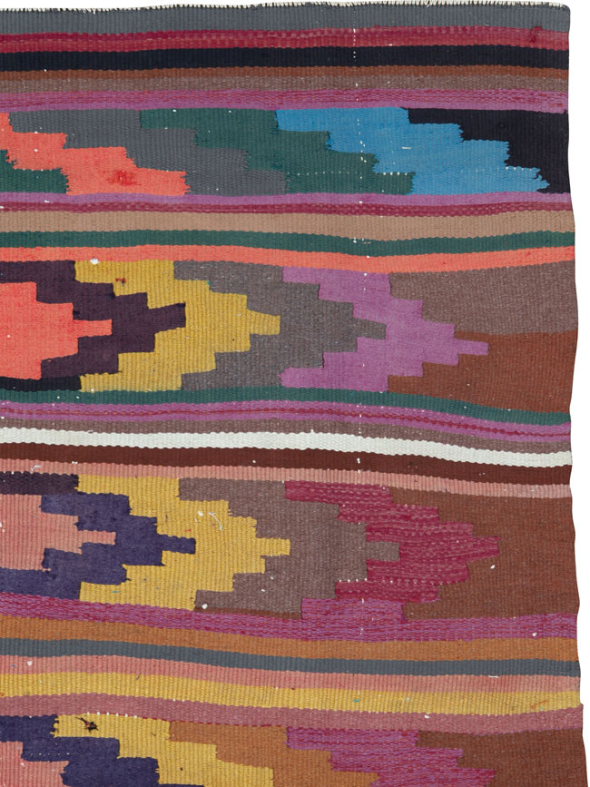 Vintage Persian Flatweave, No.26107 - Gsblank