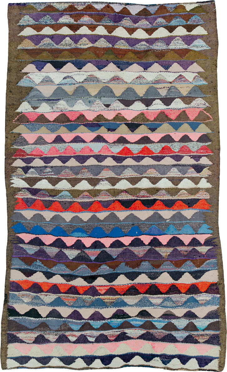 Vintage Persian Flatweave, No.26112 - Gsblank