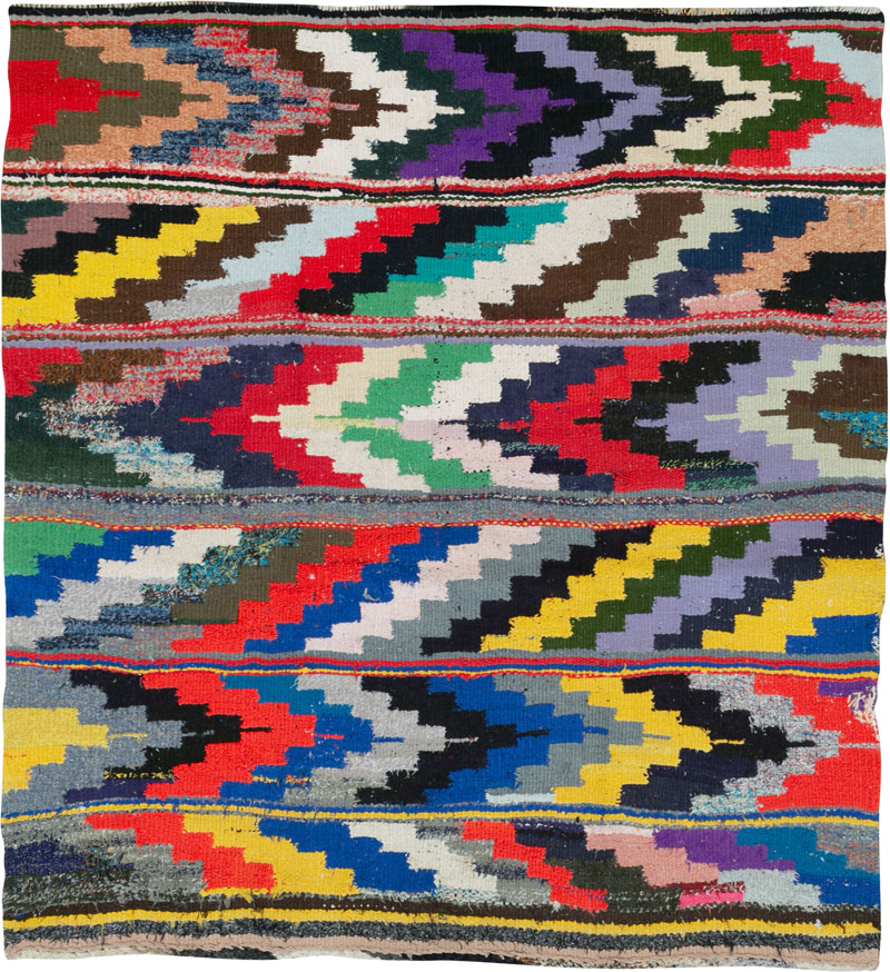 Vintage Persian Flatweave, No.26117 - Gsblank