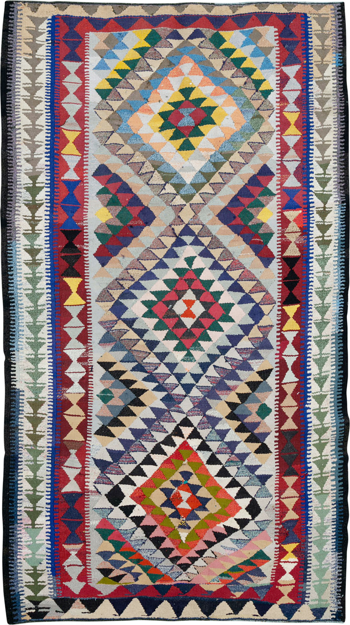 Vintage Persian Flatweave, No.26127 - Gsblank