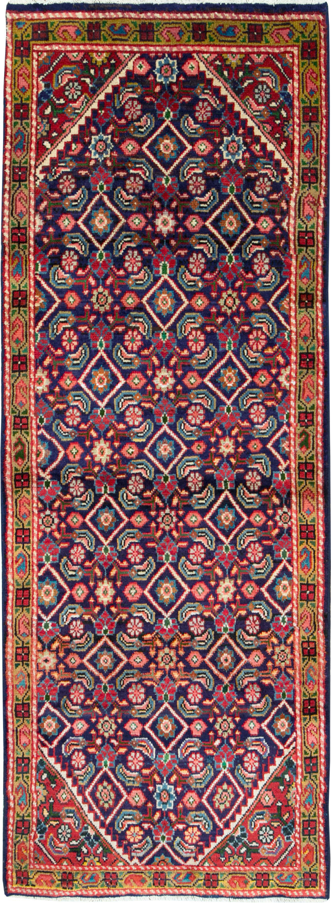 Vintage Persian Mahal Runner, No.26130 - Gsblank