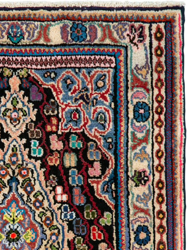 Vintage Persian Hamadan Rug, No.26133 - Gsblank