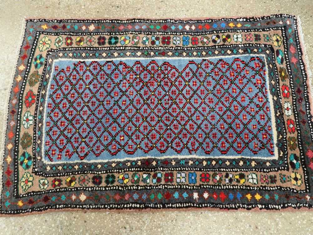 Vintage Persian Hamadan Rug, No.26134 - Gsblank