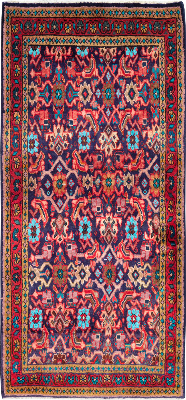 Vintage Persian Hamadan Rug, No.26135 - Gsblank