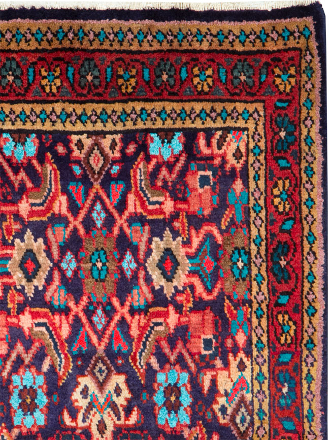 Vintage Persian Hamadan Rug, No.26135 - Gsblank